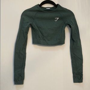Gymshark long sleeve crop top
